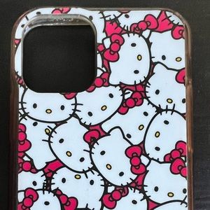 Red and White Sanrio Hello Kitty iphone 11 pro case Excellent condition